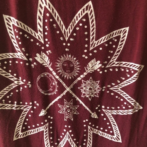 Moonchild Moon Stars Zodiac Vibe Graphic Tee - Picture 3 of 7